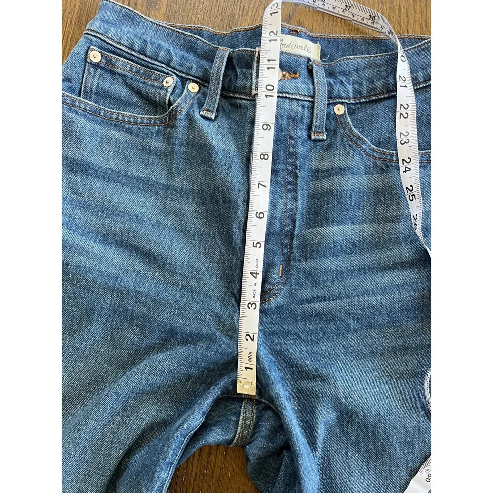 Madewell Perfect Vintage Straight Jeans Denim High Rise Blue 27 Mom Jeans preppy